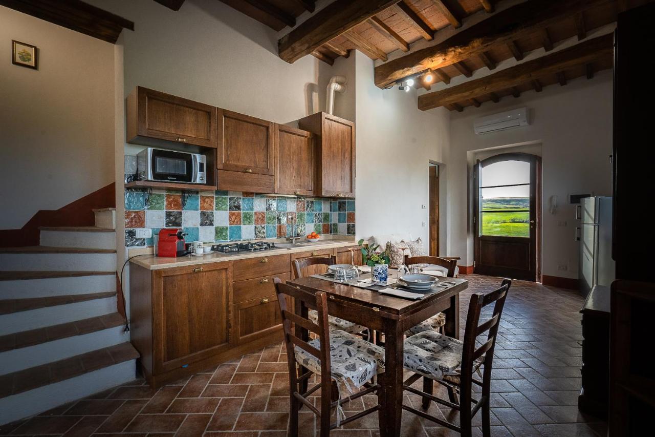 Podere Fossaccio Casa Olivo Asciano Dış mekan fotoğraf