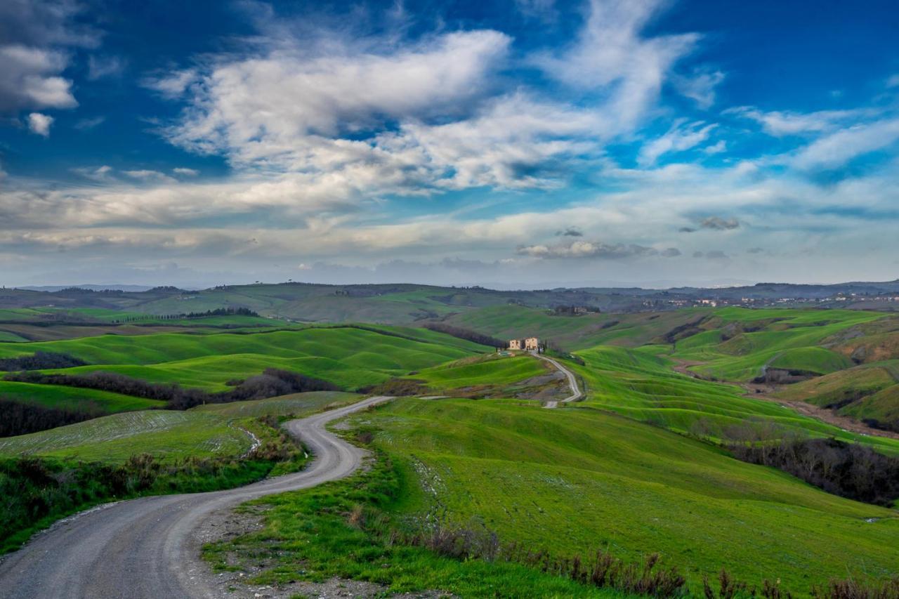 Podere Fossaccio Casa Olivo Asciano Dış mekan fotoğraf