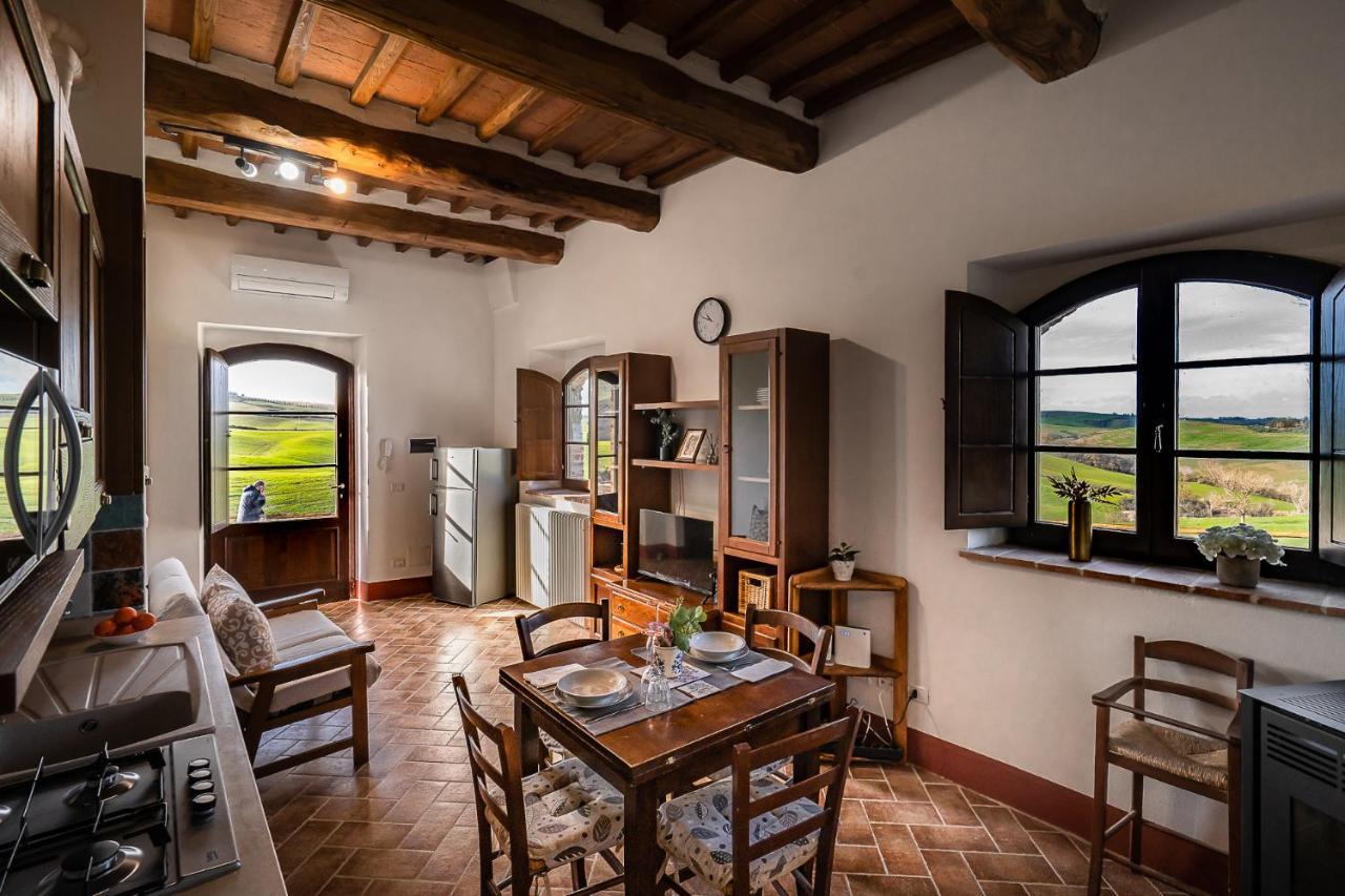 Podere Fossaccio Casa Olivo Asciano Dış mekan fotoğraf
