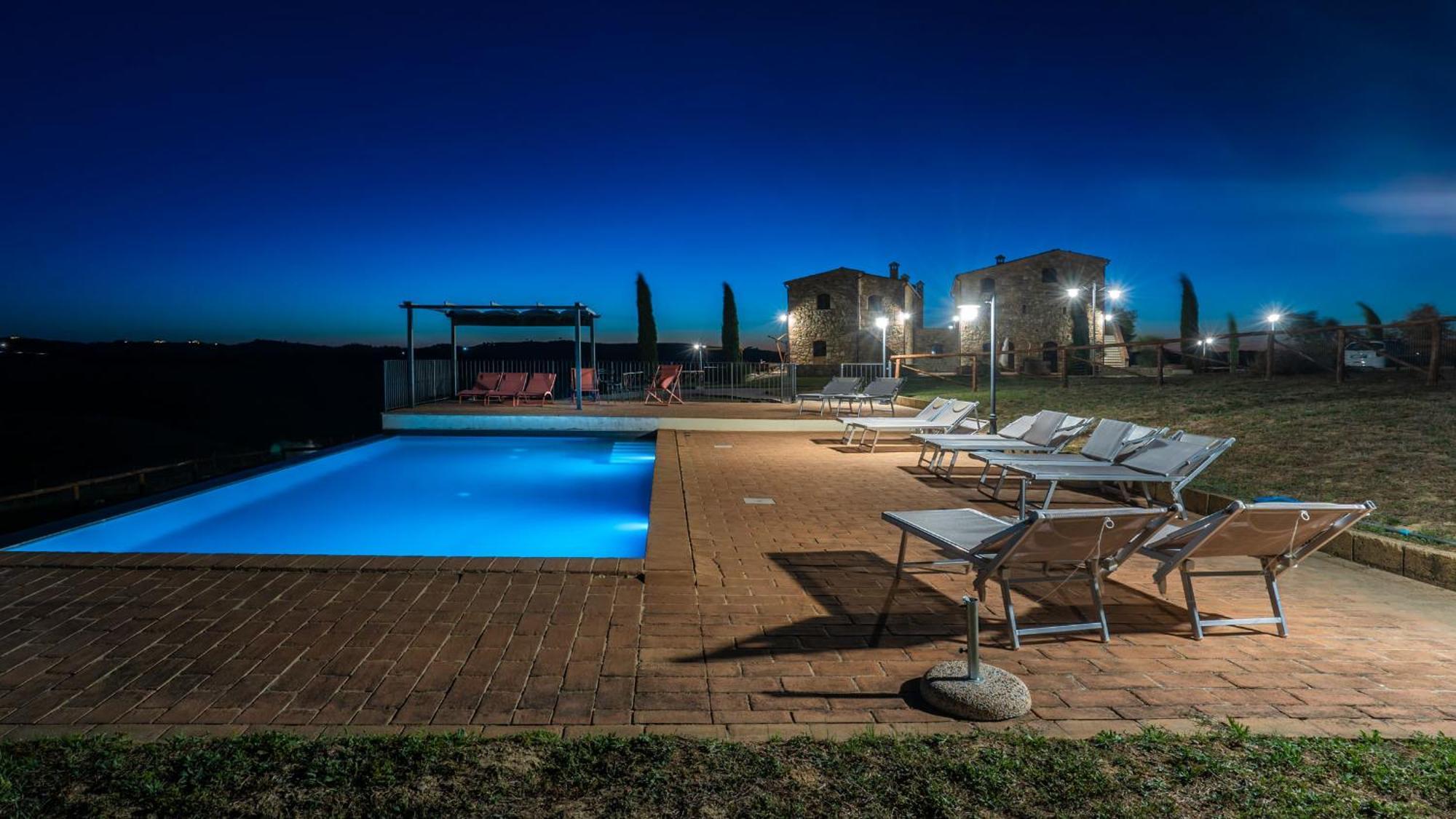 Podere Fossaccio Casa Olivo Asciano Dış mekan fotoğraf