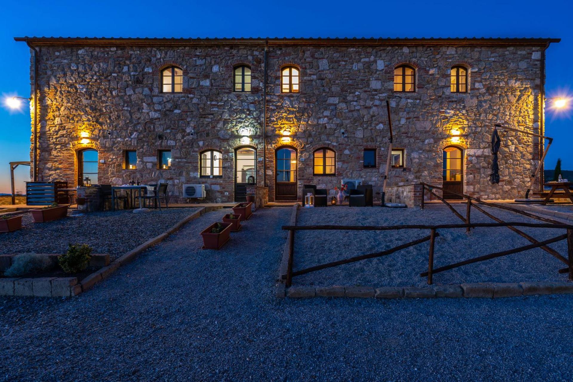 Podere Fossaccio Casa Olivo Asciano Dış mekan fotoğraf