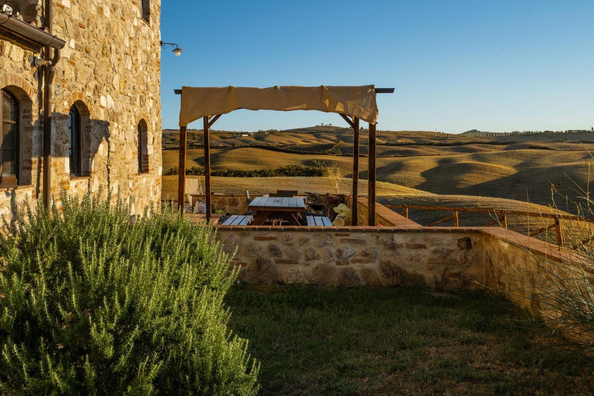 Podere Fossaccio Casa Olivo Asciano Dış mekan fotoğraf